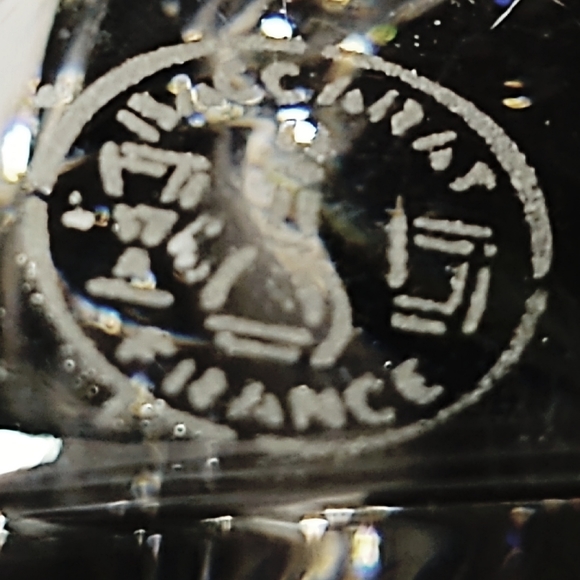 Vintage Mid-Century Modern Designer Baccarat Crystal Diamond Abstract Ashtray - Picture 6 of 6